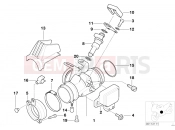 BMW Motorrad BMW 1998 R-Models 4V R 850 RT 96 (0412) Throttle Housing Assy