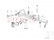 BMW Motorrad BMW 1998 R-Models 4V R 850 RT 96 (0412) Fuel distributor/Pressure regulator