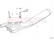 BMW Motorrad BMW 1998 R-Models 4V R 850 RT 96 (0412) Muffler