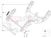 BMW Motorrad BMW 1998 R-Models 4V R 850 RT 96 (0412) Windshield adjustment, mechanical