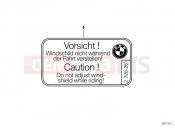 BMW Motorrad BMW 1998 R-Models 4V R 850 RT 96 (0412) Label adjustment instruction