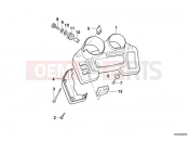 BMW Motorrad BMW 1999 R-Models 4V R 850 GS 95 (0403) Dashboard mounting parts