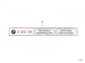 BMW Motorrad BMW 1999 R-Models 4V R 850 GS 95 (0403) Label 