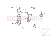 BMW Motorrad BMW 2000 R-Models 4V R 850 RT 96 (0412) Spring strut, rear