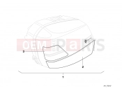 BMW Motorrad BMW 2000 R-Models 4V R 850 RT 96 (0412) Installing set moulding rocker panel