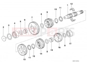 BMW Motorrad BMW 2001 R-Models 4V R 850 RT 96 (0412) 5-speed trans. output shaft M 97