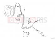 BMW Motorrad BMW 2001 R-Models 4V R 850 RT 96 (0412) Brake pipe rear ABS