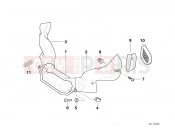 BMW Motorrad BMW 2001 R-Models 4V R 850 RT 96 (0412) Air duct