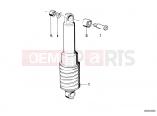 Self-levelling suspension - BMW Motorrad R 65 RT SF 1987