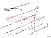 Various additional cable harnesses - BMW Motorrad R 65 RT SF 1987