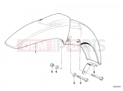Mudguard front - BMW Motorrad R 80 RT 1987