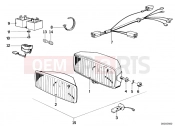 Additional headlight - BMW Motorrad R 80 RT 1987