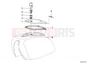 Fuel tank-tool container - BMW Motorrad R 100 RT 1987