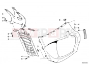 Engine covering - BMW Motorrad R 100 RT 1987