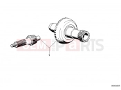 BMW Motorrad BMW CLASSIC 1984 R-Models 2V R 80 RT Differential-crown wheel set