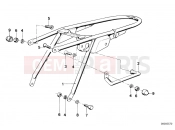 BMW Motorrad BMW CLASSIC 1984 R-Models 2V R 80 RT Rear frame