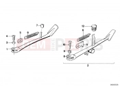 BMW Motorrad BMW CLASSIC 1984 R-Models 2V R 80 RT Side stand
