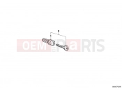 BMW Motorrad BMW CLASSIC 1984 R-Models 2V R 80 RT Set of suitcase locks