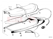 BMW Motorrad BMW CLASSIC 1984 R-Models 2V R 80 RT Double seat bench
