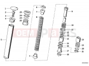 Riser pipe/Absorber - BMW Motorrad R 80 ST 1984