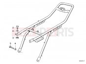 Rear frame - BMW Motorrad R 80 ST 1984