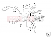 Mudguard front - BMW Motorrad R 80 ST 1984