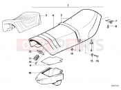 Bench seat - BMW Motorrad R 80 ST 1984