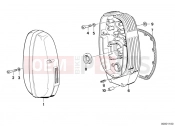 BMW Motorrad BMW CLASSIC 1984 R-Models 2V R 80 RT Protecting cover - chain cover