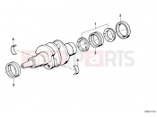 BMW Motorrad BMW CLASSIC 1984 R-Models 2V R 80 RT Crankshaft mounting