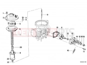 BMW Motorrad BMW CLASSIC 1984 R-Models 2V R 80 RT Carburetor cap/piston/starter housing