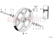 BMW Motorrad BMW CLASSIC 1984 R-Models 2V R 80 RT Cast rim, front