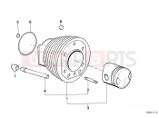 Cylinder - BMW Motorrad R45 1984