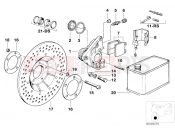 Front wheel brake - BMW Motorrad R45 1984