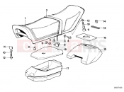 Bench seat - BMW Motorrad R45 1984