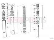Riser pipe/Absorber - BMW Motorrad R 80 RT 1990