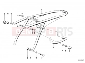 Rear frame - BMW Motorrad R 100 RT 1994