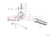 BMW Motorrad BMW CLASSIC 1982 R-Models 2V R 80 ST Handle unit left