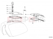 Fuel tank-tool container - BMW Motorrad R 100 CS 1982