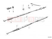 Bowden cable - BMW Motorrad R45 1982