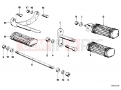 Footrest - BMW Motorrad R45 1982