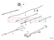 Various additional cable harnesses - BMW Motorrad R45 1982