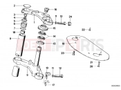 BMW Motorrad BMW CLASSIC 1982 R-Boxer R65 Fork bridge