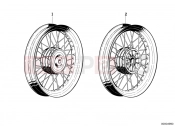 BMW Motorrad BMW CLASSIC 1982 R-Boxer R65 Spoke wheel