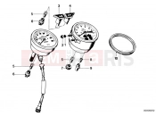 BMW Motorrad BMW CLASSIC 1982 R-Boxer R65 Instruments combinat-.single components