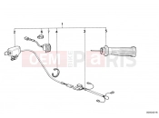 BMW Motorrad BMW CLASSIC 1981 R-Models 2V R 80 TIC Retrofit kit, heated handle