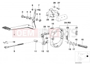 BMW Motorrad BMW CLASSIC 1981 R-Models 2V R 80 TIC Rear wheel brake