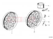 BMW Motorrad BMW CLASSIC 1981 R-Models 2V R 80 TIC Cast iron rim silver