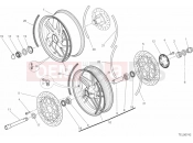 DUCATI 2014 Multistrada 1200 S GT WHEELS » FRONT WHEEL