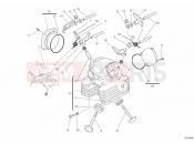 DUCATI 2014 Monster 659 ABS VERTICAL CYLINDER HEAD » VALVE DRIVE