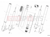DUCATI 2014 Monster 795 FRONT FORK » FRONT SUSPENSION